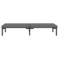 vidaXL Muebles jardín 3 pzas ratán sintético semicircular gris oscuro vidaXL Muebles jardín 3 pzas ratán sintético semicircular gris oscuro