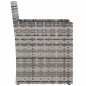 vidaXL Muebles de jardín con cojines 3 piezas ratán sintético gris vidaXL Muebles de jardín con cojines 3 piezas ratán sintético gris