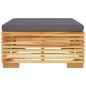 vidaXL Juego de muebles de jardín 2 piezas madera maciza de teca vidaXL Juego de muebles de jardín 2 piezas madera maciza de teca