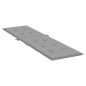 vidaXL Cojín para tumbona gris (75+105)x50x3 cm vidaXL Cojín para tumbona gris (75+105)x50x3 cm