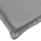 vidaXL Cojín para tumbona gris (75+105)x50x3 cm vidaXL Cojín para tumbona gris (75+105)x50x3 cm