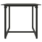 vidaXL Set de muebles de jardín 3 pzas y cojines ratán sintético negro