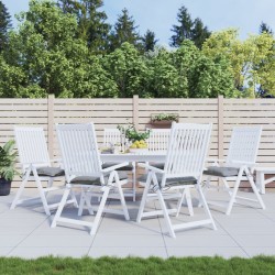 vidaXL Cojines de silla de jardín 6 uds tela Oxford gris 50x50x7 cm