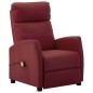 vidaXL Sillón de masaje de cuero sintético rojo tinto vidaXL Sillón de masaje de cuero sintético rojo tinto