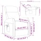 vidaXL Sillón de masaje de cuero sintético rojo tinto vidaXL Sillón de masaje de cuero sintético rojo tinto