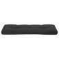 vidaXL Cojín para sofá de palets de tela negro 120x40x12 cm vidaXL Cojín para sofá de palets de tela negro 120x40x12 cm