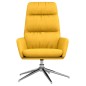 vidaXL Sillón de relax de tela amarillo mostaza vidaXL Sillón de relax de tela amarillo mostaza