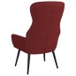 vidaXL Sillón de relax de tela rojo tinto vidaXL Sillón de relax de tela rojo tinto