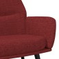 vidaXL Sillón de relax de tela rojo tinto vidaXL Sillón de relax de tela rojo tinto