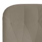 vidaXL Sillón de relax de terciopelo gris claro