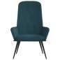 vidaXL Sillón de relax de terciopelo azul vidaXL Sillón de relax de terciopelo azul