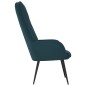 vidaXL Sillón de relax de terciopelo azul vidaXL Sillón de relax de terciopelo azul
