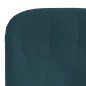 vidaXL Sillón de relax de terciopelo azul vidaXL Sillón de relax de terciopelo azul