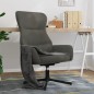 vidaXL Silla de relajación de terciopelo gris oscuro vidaXL Silla de relajación de terciopelo gris oscuro