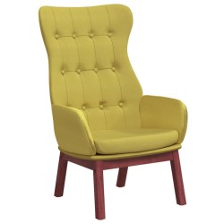 vidaXL Sillón de relax de tela verde claro