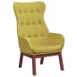 vidaXL Sillón de relax de tela verde claro