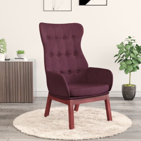 vidaXL Sillón de relax de tela morado