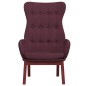 vidaXL Sillón de relax de tela morado vidaXL Sillón de relax de tela morado
