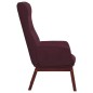vidaXL Sillón de relax de tela morado vidaXL Sillón de relax de tela morado