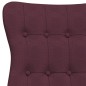 vidaXL Sillón de relax de tela morado vidaXL Sillón de relax de tela morado