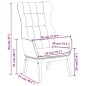 vidaXL Sillón de relax de tela morado vidaXL Sillón de relax de tela morado