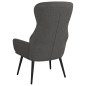 vidaXL Sillón de relax de tela gris oscuro vidaXL Sillón de relax de tela gris oscuro