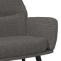 vidaXL Sillón de relax de tela gris oscuro vidaXL Sillón de relax de tela gris oscuro