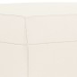 vidaXL Banco de cuero sintético color crema 100x35x41 cm vidaXL Banco de cuero sintético color crema 100x35x41 cm