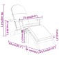 vidaXL Silla de jardín Adirondack con reposapiés madera maciza acacia vidaXL Silla de jardín Adirondack con reposapiés madera maciza acacia