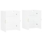 vidaXL Armarios de pared 2 unidades blanco 69,5x34x90 cm vidaXL Armarios de pared 2 unidades blanco 69,5x34x90 cm