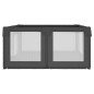vidaXL Parque para bebés con 2 puertas tela Oxford gris oscuro vidaXL Parque para bebés con 2 puertas tela Oxford gris oscuro