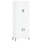 vidaXL Aparador alto madera contrachapada blanco 69,5x34x180 cm vidaXL Aparador alto madera contrachapada blanco 69,5x34x180 cm