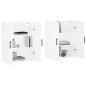 vidaXL Armarios de pared 2 unidades blanco 69,5x34x90 cm vidaXL Armarios de pared 2 unidades blanco 69,5x34x90 cm