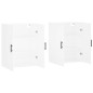 vidaXL Armarios de pared 2 unidades blanco 69,5x34x90 cm vidaXL Armarios de pared 2 unidades blanco 69,5x34x90 cm