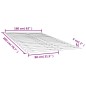 vidaXL Somieres de láminas con 34 lamas 2 unidades 80x200 cm