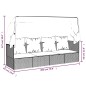 vidaXL Sofá tumbona de jardín con toldo cojines ratán sintético negro vidaXL Sofá tumbona de jardín con toldo cojines ratán sintético negro