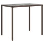 vidaXL Set muebles de jardín 6 piezas y cojines ratán sintético marrón vidaXL Set muebles de jardín 6 piezas y cojines ratán sintético marrón
