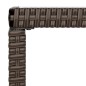 vidaXL Set muebles de jardín 6 piezas y cojines ratán sintético marrón vidaXL Set muebles de jardín 6 piezas y cojines ratán sintético marrón