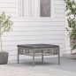 vidaXL Taburete de jardín con cojín ratán sintético gris vidaXL Taburete de jardín con cojín ratán sintético gris