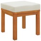 vidaXL Taburetes de jardín con cojines 2 uds madera acacia 40x40x42 cm vidaXL Taburetes de jardín con cojines 2 uds madera acacia 40x40x42 cm