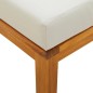 vidaXL Taburetes de jardín con cojines 2 uds madera acacia 40x40x42 cm vidaXL Taburetes de jardín con cojines 2 uds madera acacia 40x40x42 cm