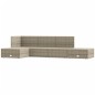 vidaXL Set de muebles de jardín 5 pzas y cojines ratán sintético gris vidaXL Set de muebles de jardín 5 pzas y cojines ratán sintético gris