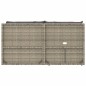 vidaXL Set de muebles de jardín 5 pzas y cojines ratán sintético gris vidaXL Set de muebles de jardín 5 pzas y cojines ratán sintético gris