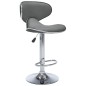323648 vidaXL Bar Stools 2 pcs Grey Faux Leather 323648 vidaXL Bar Stools 2 pcs Grey Faux Leather