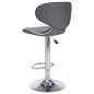 323648 vidaXL Bar Stools 2 pcs Grey Faux Leather 323648 vidaXL Bar Stools 2 pcs Grey Faux Leather