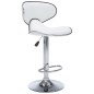 vidaXL Taburetes de cocina 2 unidades cuero sintético blanco vidaXL Taburetes de cocina 2 unidades cuero sintético blanco