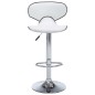 vidaXL Taburetes de cocina 2 unidades cuero sintético blanco vidaXL Taburetes de cocina 2 unidades cuero sintético blanco