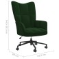 vidaXL Silla de relajación de terciopelo verde oscuro vidaXL Silla de relajación de terciopelo verde oscuro