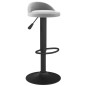 vidaXL Taburetes de cocina 2 unidades terciopelo gris claro