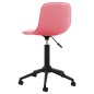 vidaXL Sillas de comedor giratorias 2 unidades de terciopelo rosa